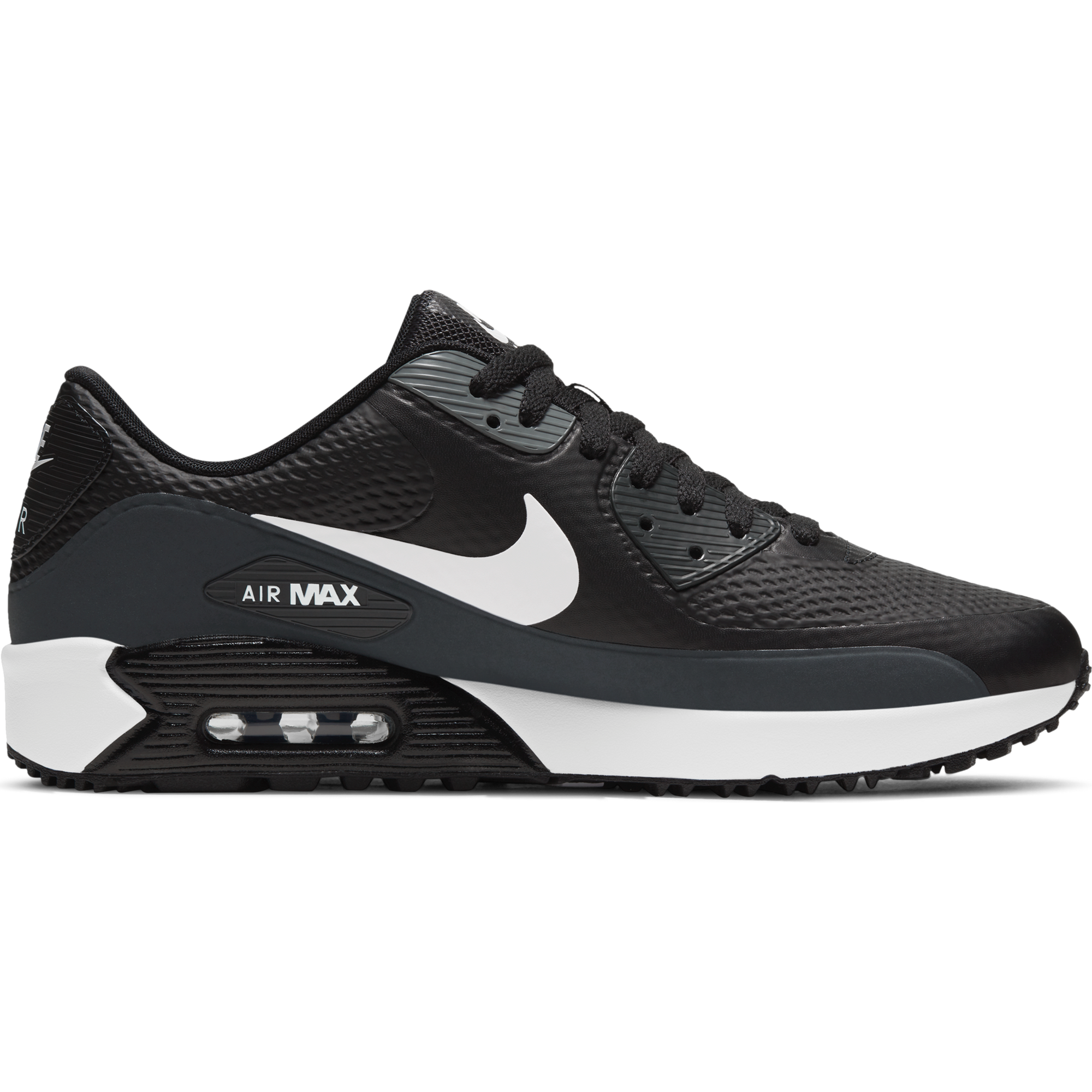 Air Max 90 G Spikeless Golf Shoe Black Grey White